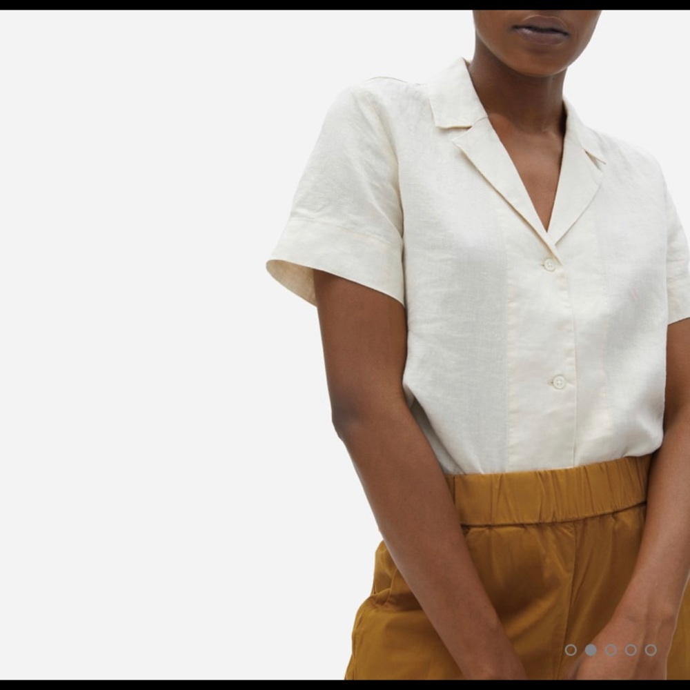 Everlane Linen Notch shirt